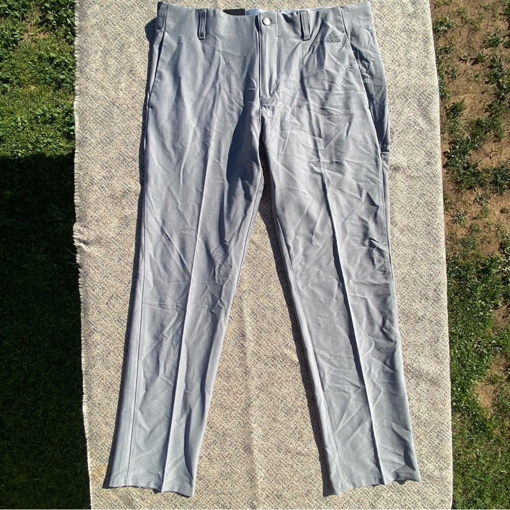 Adidas Men’s Light Gray Performance Golf Pants
